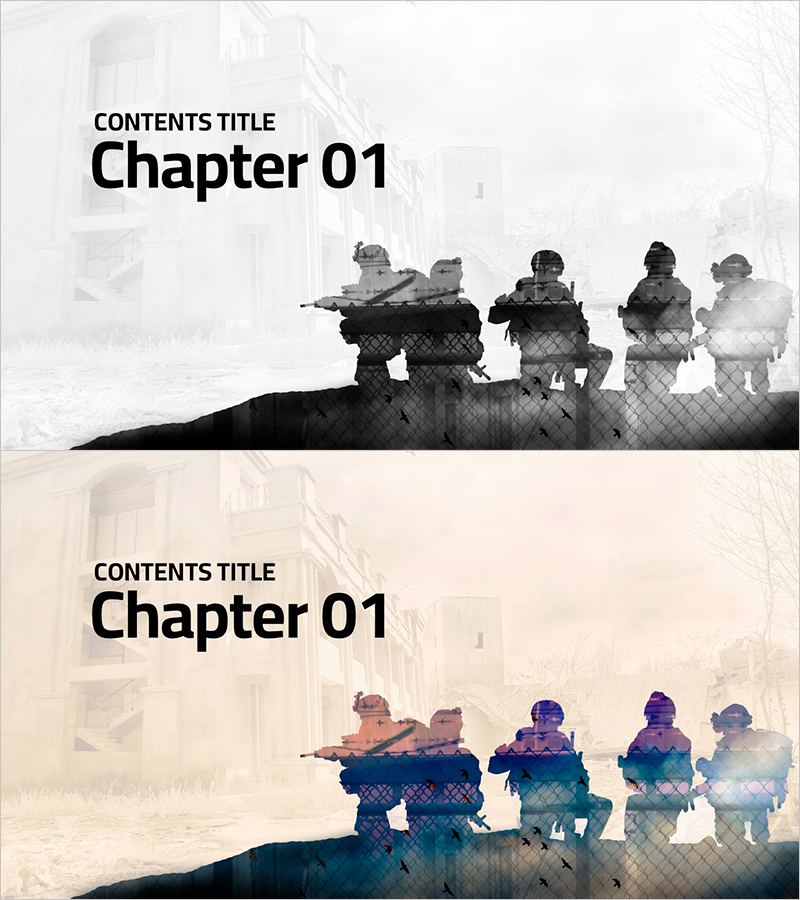 전쟁 템플릿 챕터01 – 강렬한 오프닝