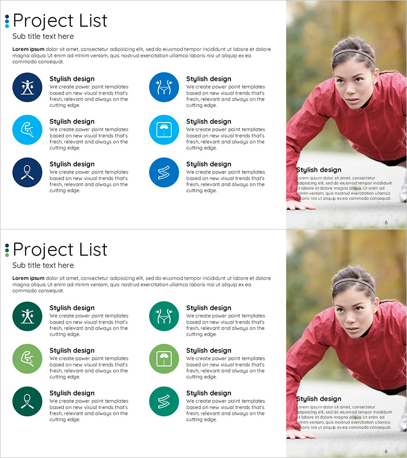 스마트 헬스 프로그램 소개 PPT 템플릿