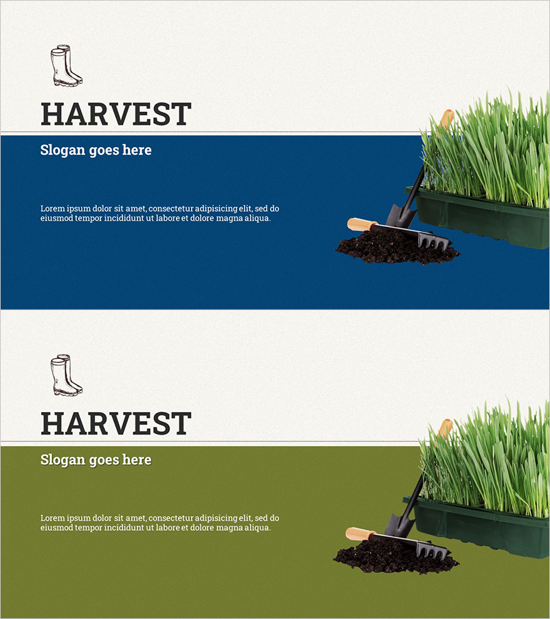 농사 수확 사업 템플릿 - 청정농업의 시작