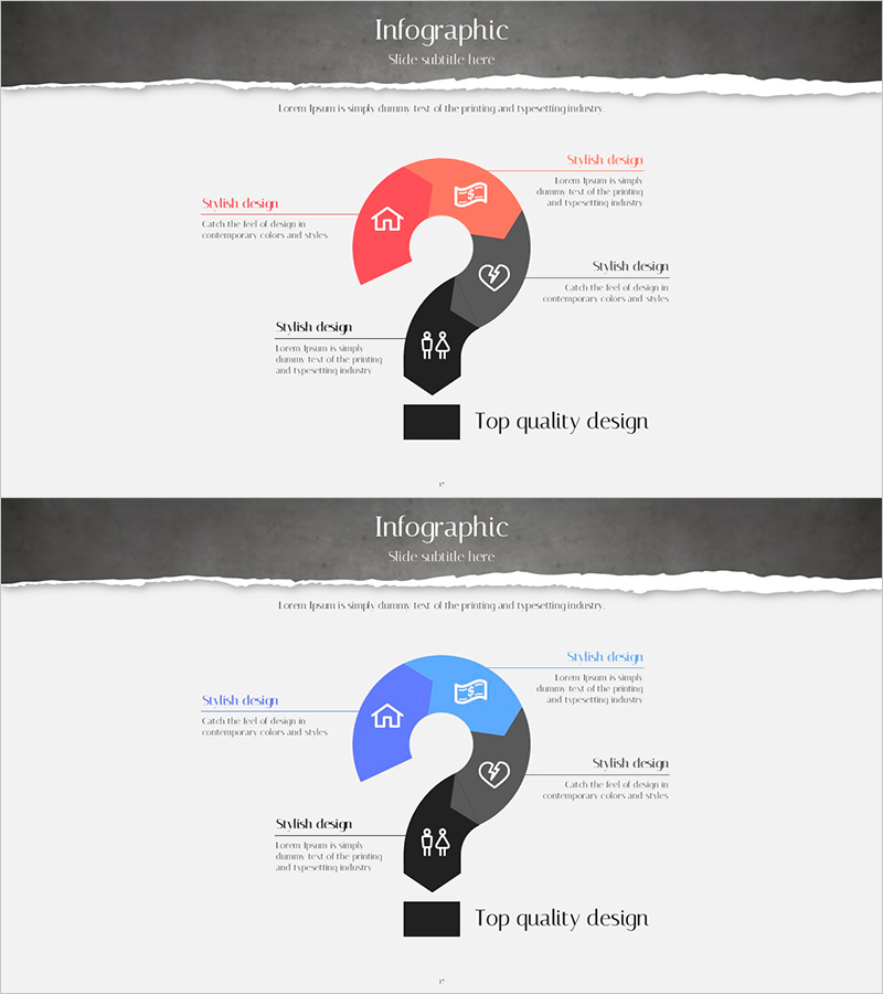 물음표 연결형 다이어그램 – 사업 추진 전략 촉진
