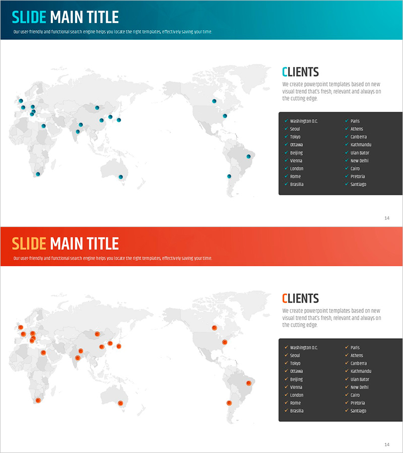글로벌 클라이언트 맵 – 글로벌 비즈니스 네트워크 시각화