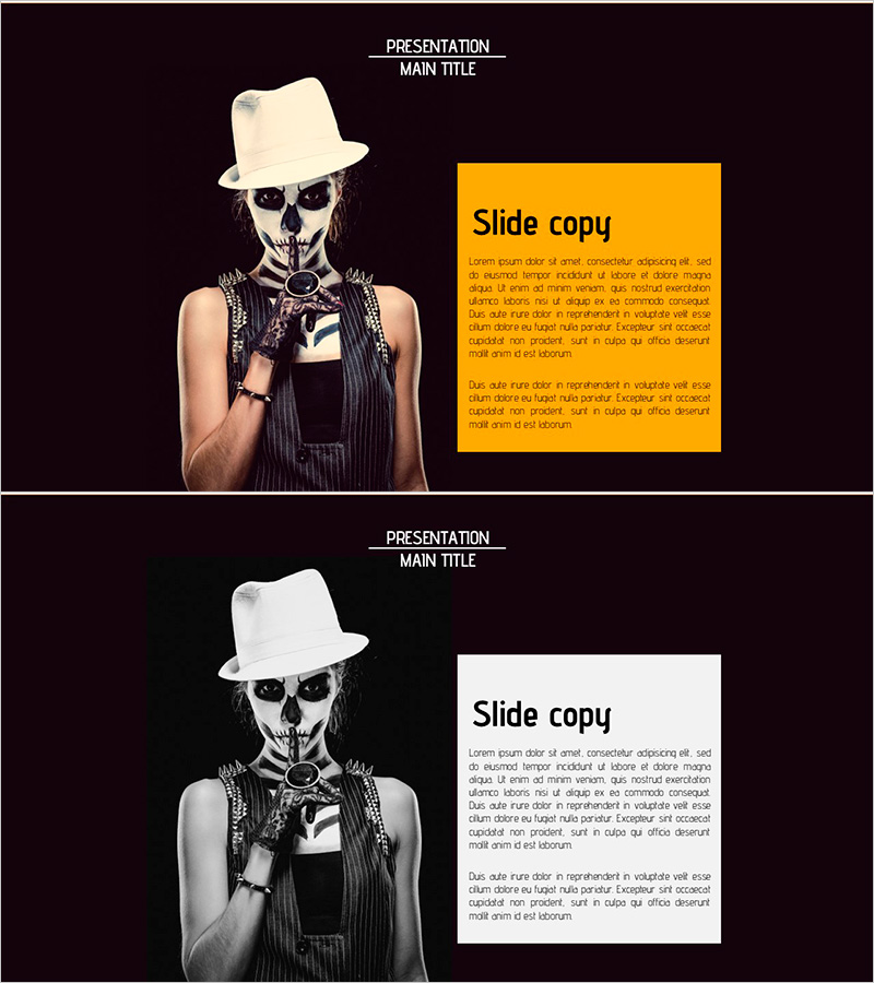 할로윈 이벤트 칼럼 - 색다른 슬라이드로 완성하는 분위기