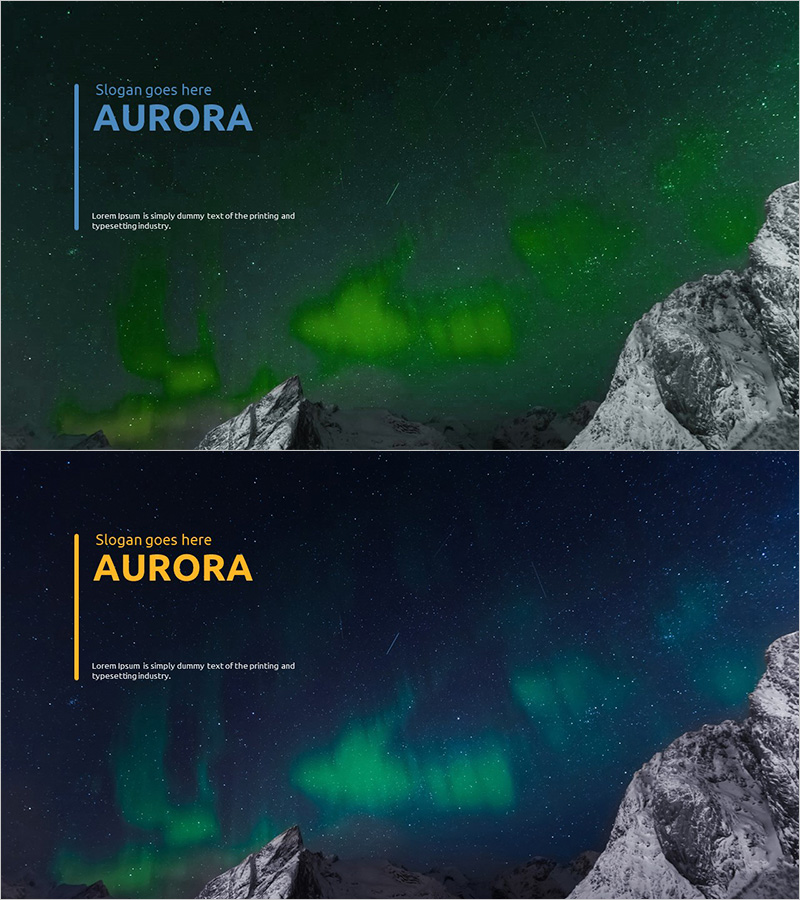 오로라 템플릿_표지 – 독창적인 소개