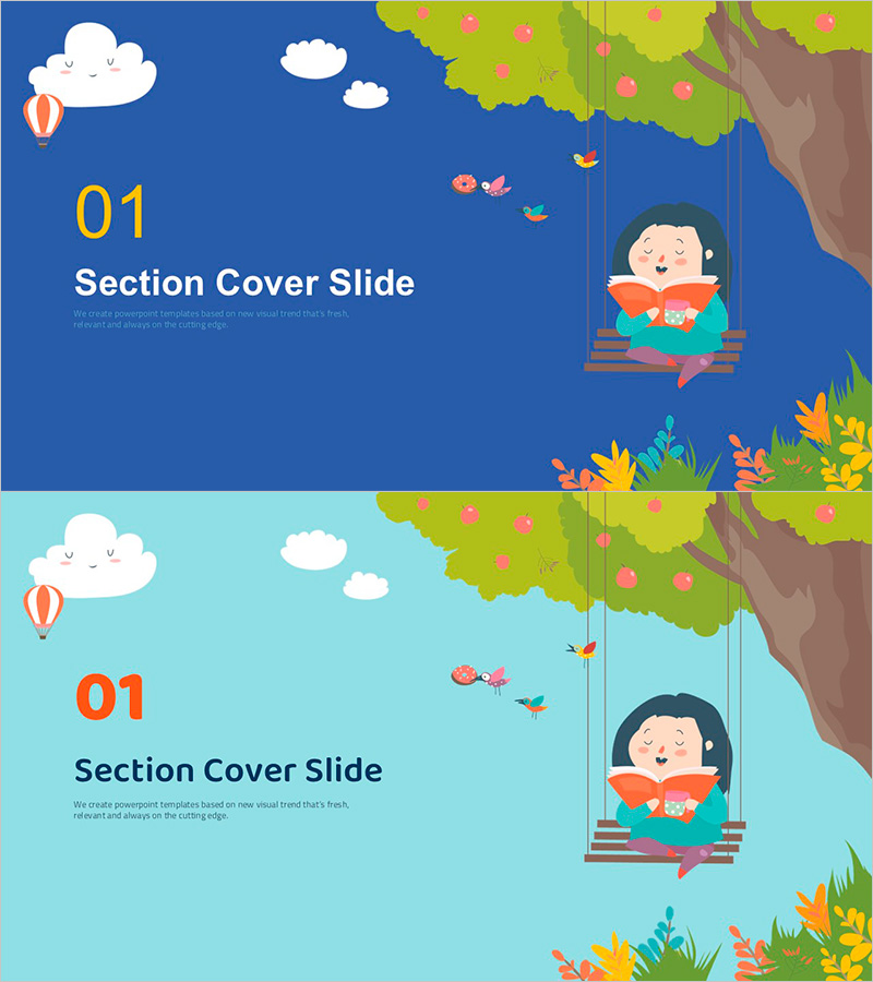 섹션 커버 슬라이드 – 이야기를 담은 예술작품