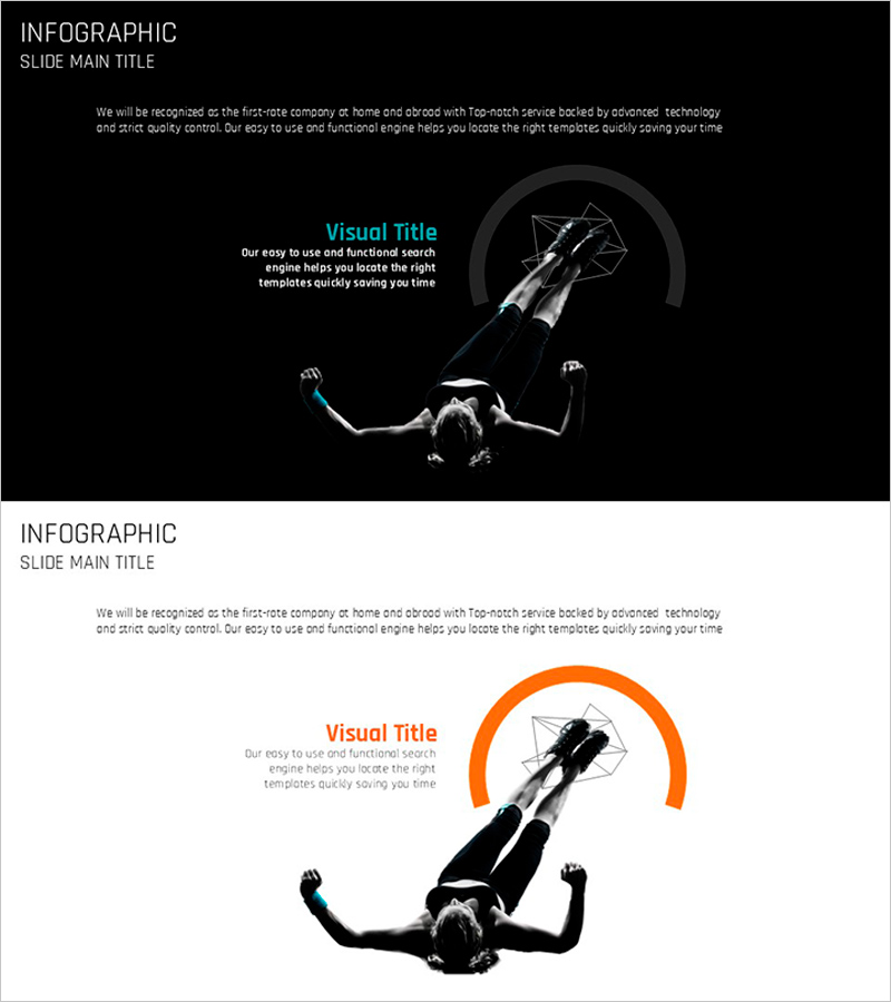 복근 운동 인포그래픽 – 특성과 혜택 강조