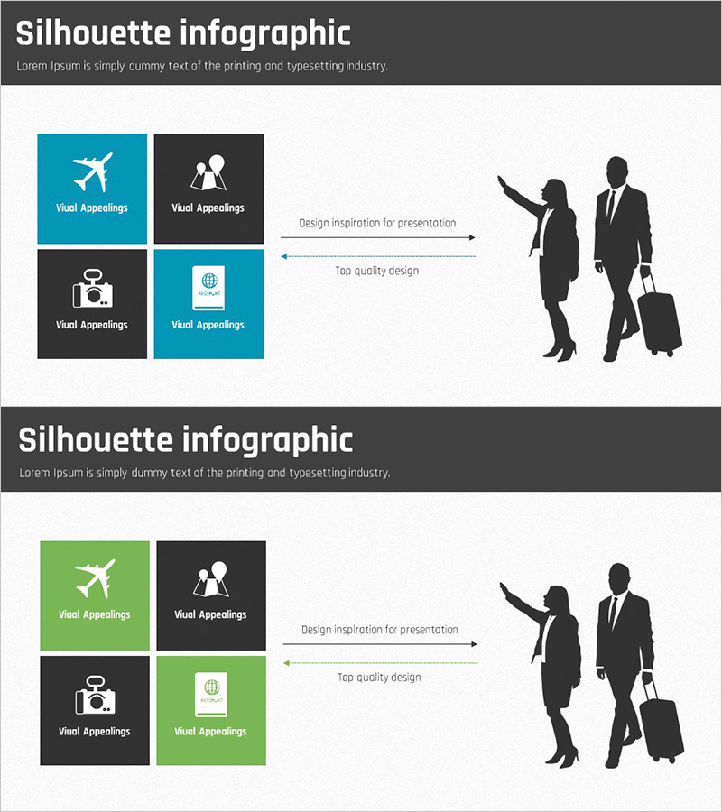 여행사 사업지원 방안 아이콘 – 친환경 효과 다이어그램