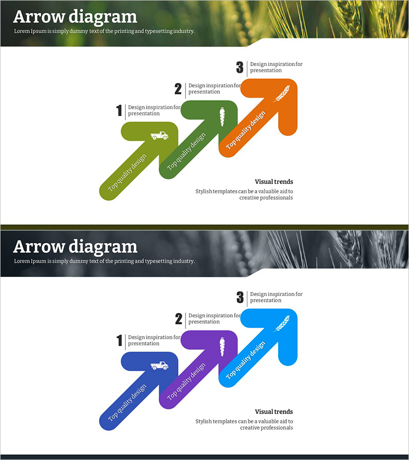 친환경 농업 목표 시장전략 화살표 – 사업 추진의 방향