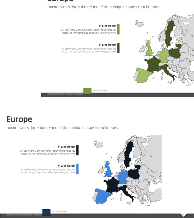 유럽 나라별 사업활동 분포도 – 시장 분석과 전략