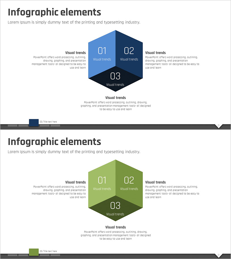 차별화 전략 큐브 다이어그램 – 제품/서비스 소개