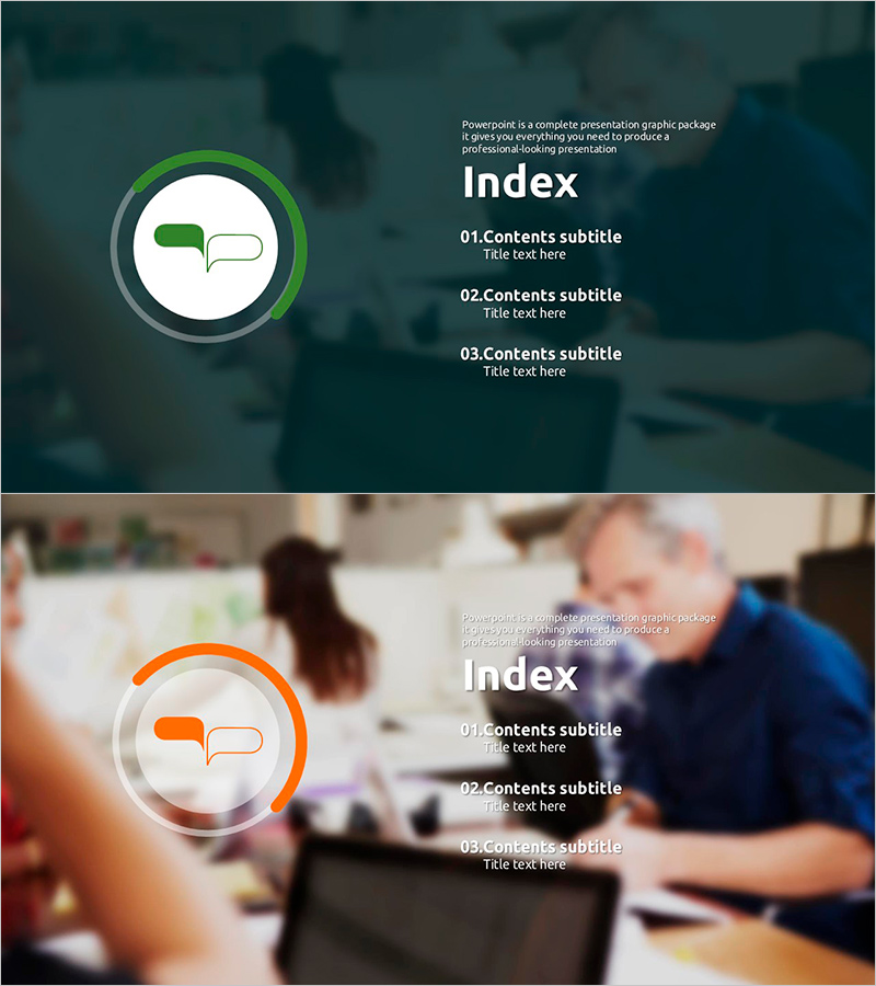 일상 템플릿 목차 – 효과적인 구조로 리드하는 슬라이드