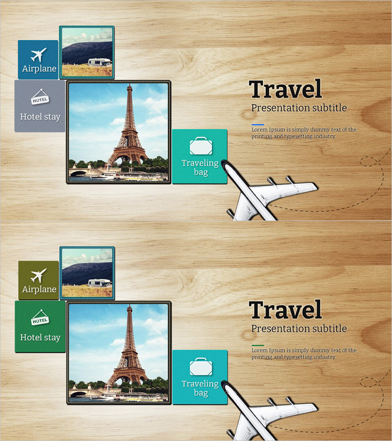 여행 와이드 템플릿 표지 – 여행의 즐거움