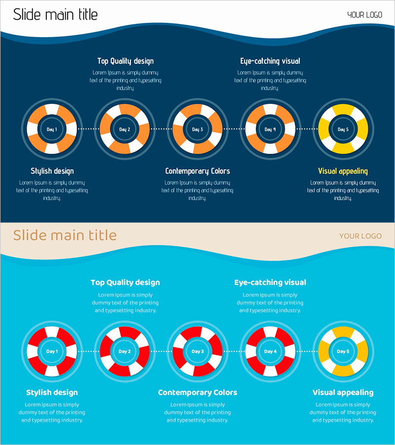 구명 튜브 다이어그램으로 리스크 관리 시각화