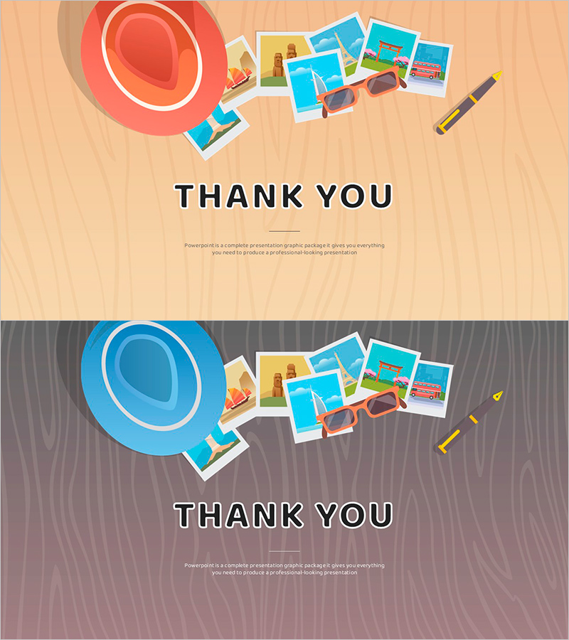 방학 파워포인트 템플릿 엔딩 – 여유로움과 따뜻함을 담다