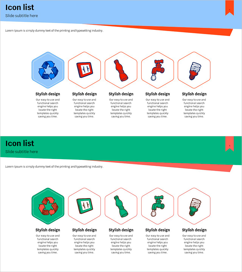 재생 가능 에너지 아이콘 리스트 – 지속 가능한 미래 제안