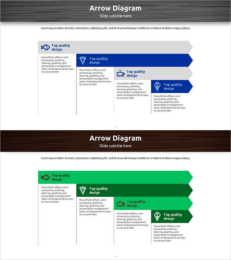 식사메뉴 흐름 다이어그램 – 직관적인 정보 전달