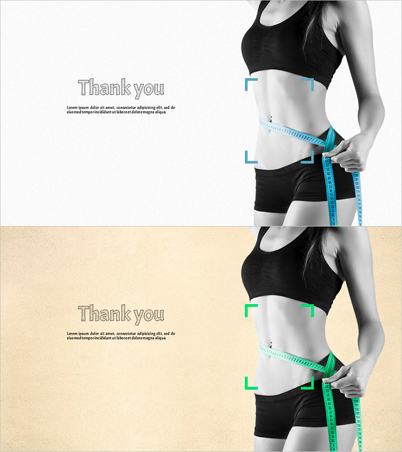 체중감량 엔딩 슬라이드 – 성공의 순간을 담다