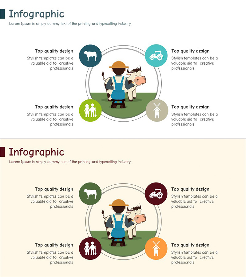 동물농장 인포그래픽 아이콘 다이어그램