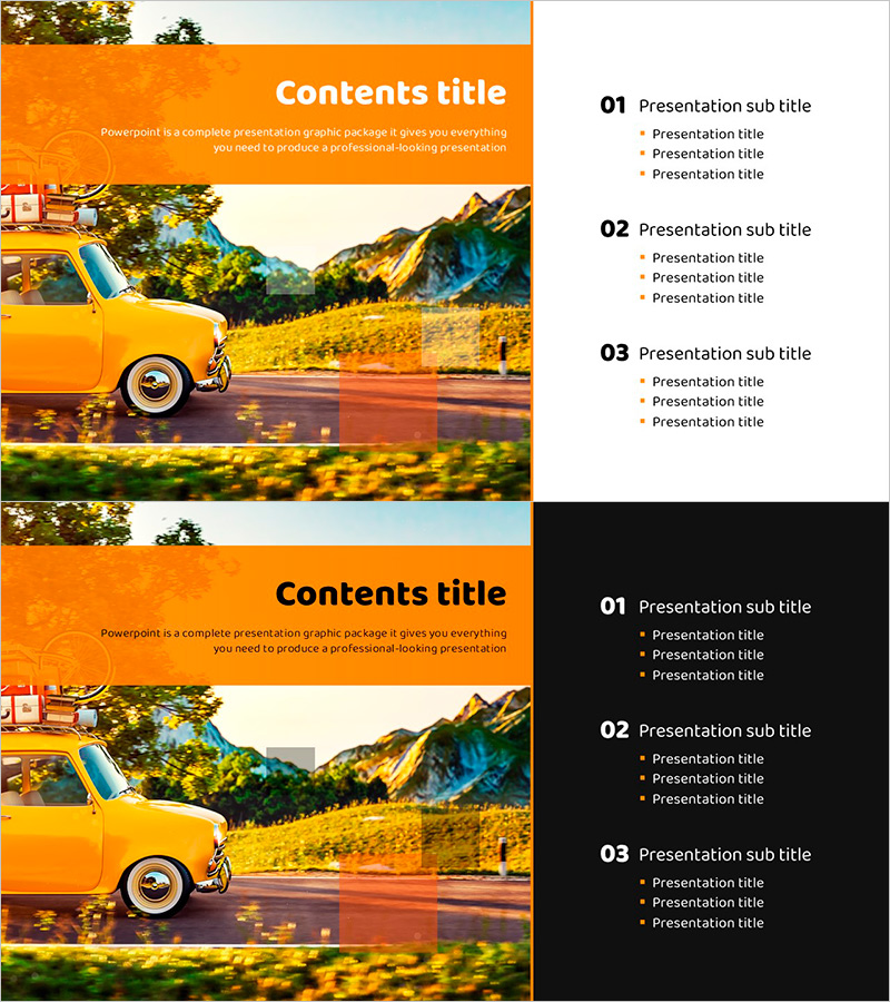 여행 어플리케이션 와이드 목차 – 명확하고 직관적인 디자인