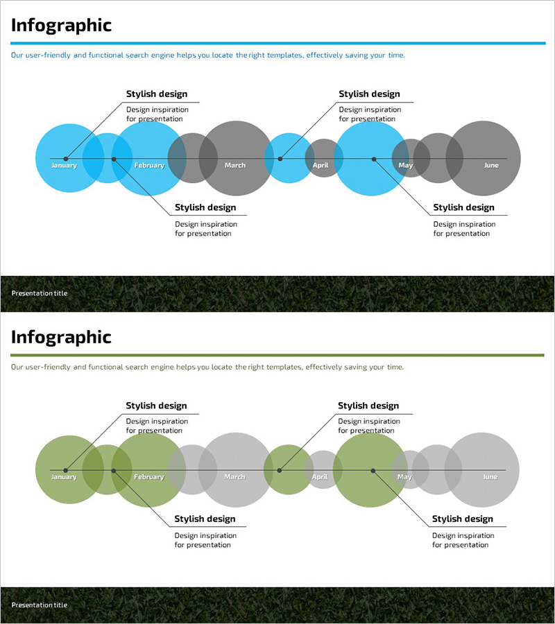 회사연혁 선형 다이어그램 – 비즈니스의 발전을 한눈에