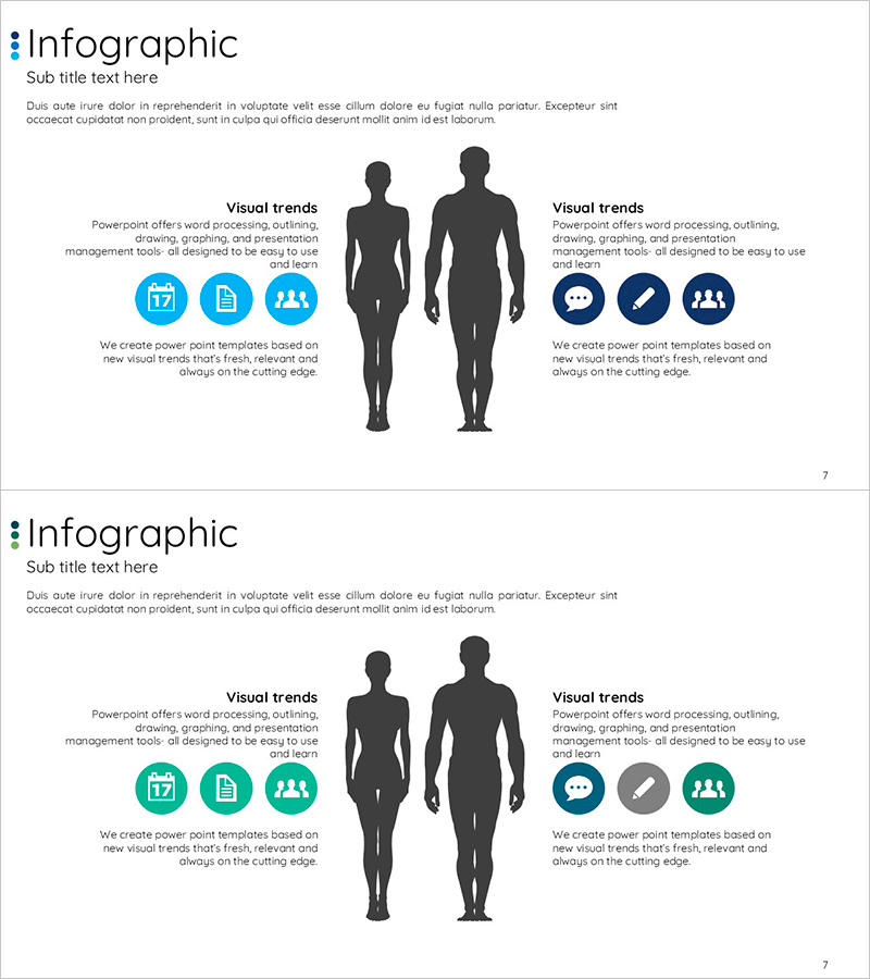 실루엣과 인포그래픽 – 시장 및 고객 분석에서의 효과적 활용