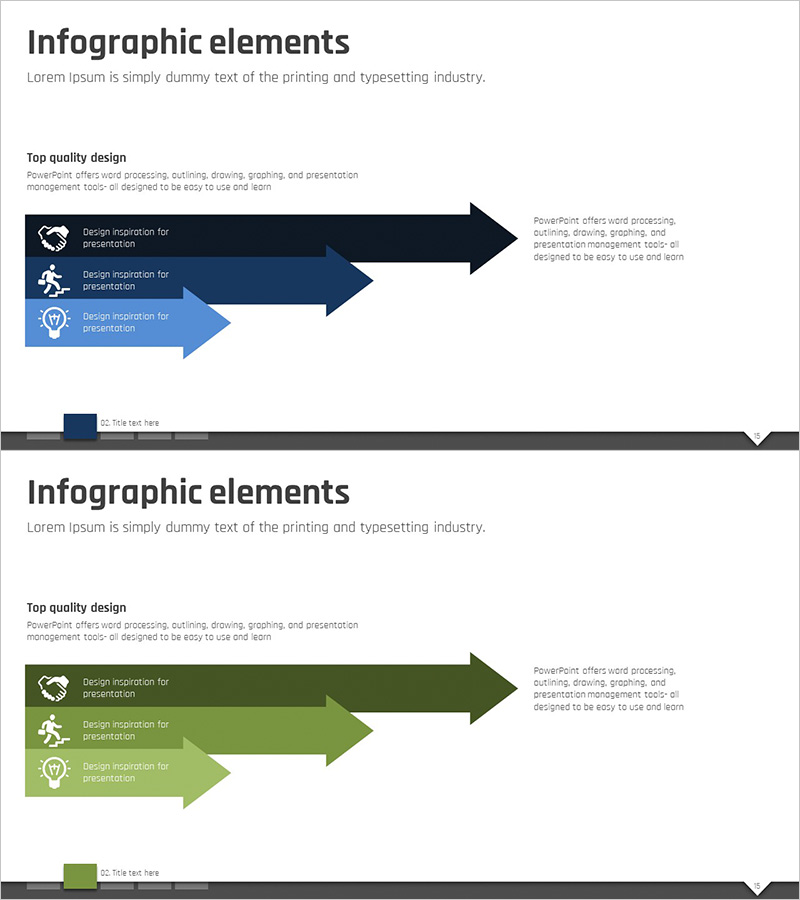 화살표로 보는 향후 발전 방향 - 사업 추진 전략