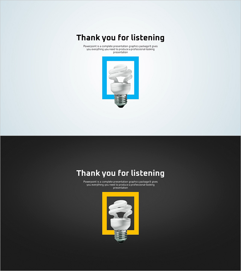 녹색 친환경 에너지 템플릿 – 지속 가능한 미래를 위한 엔딩 페이지