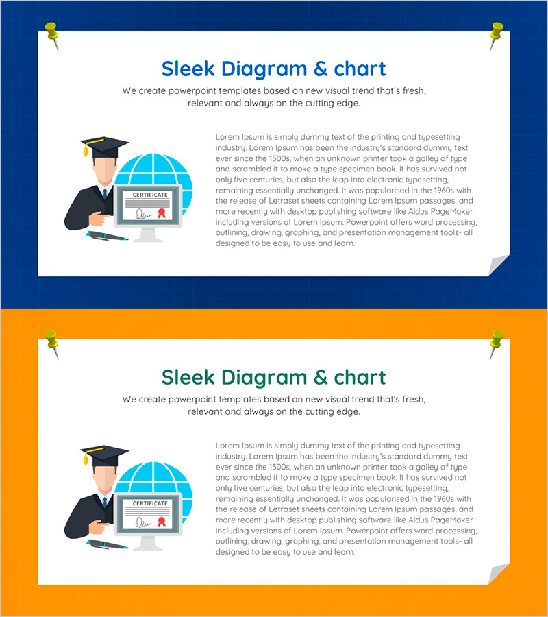 글로벌 교육 칼럼: 비즈니스 전략을 시각화한 템플릿