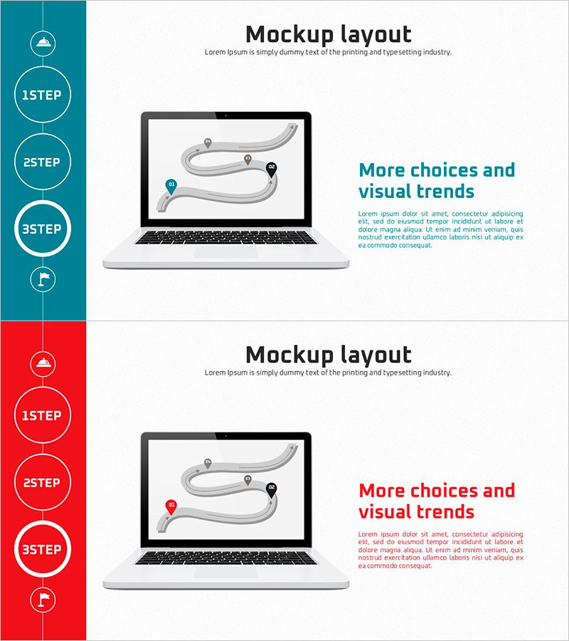 이동 루트 목업 – 직관적인 여정 표현