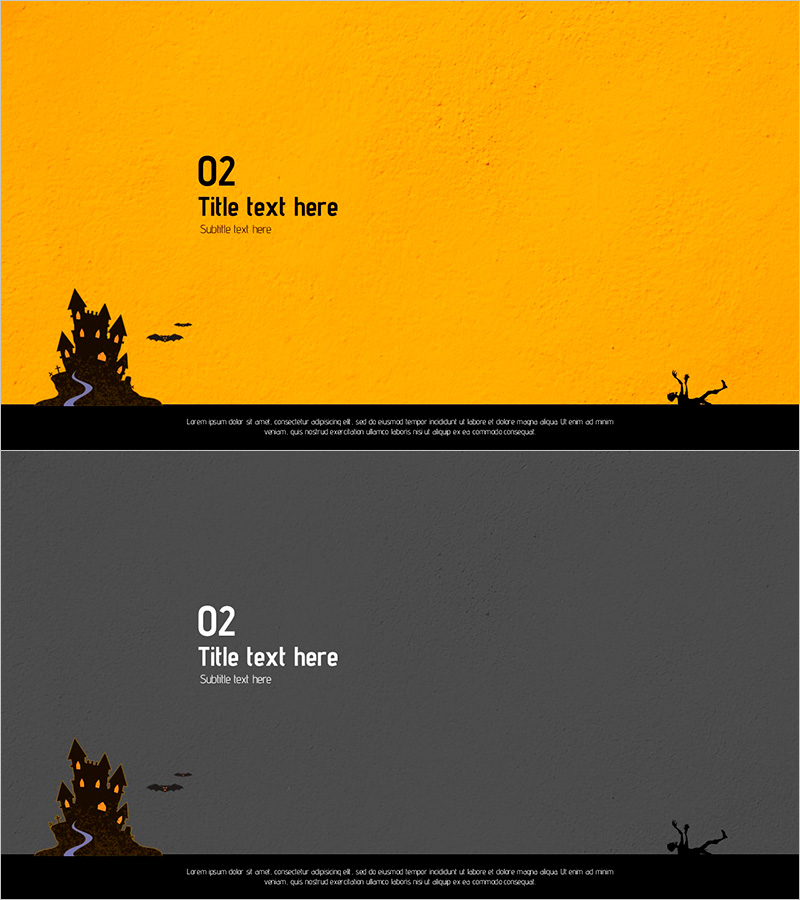 할로윈 데이 간지 템플릿 Chapter02