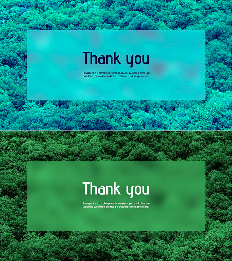 CSR 와이드 PPT 템플릿 엔딩표지 – 지속 가능성을 담다