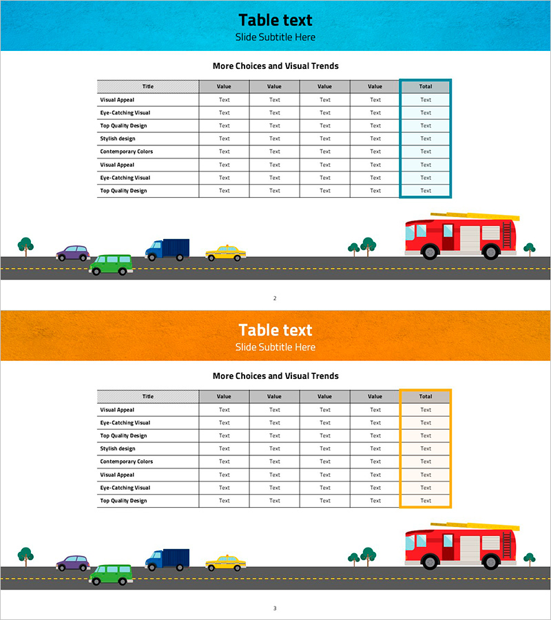 소방서 업무 테이블 – 재무 계획 및 성과 시각화