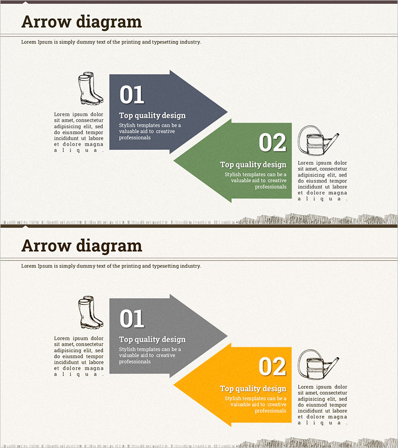 농사 수확 사업 추진방향 화살표 – 효과적인 경로 설정
