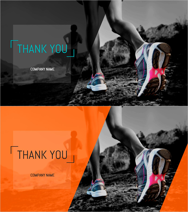 운동 사선템플릿 – 동기부여를 주는 커버 슬라이드