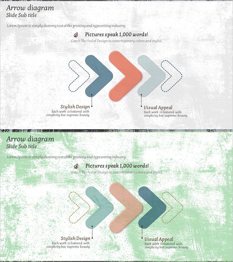선형 화살표 일정계획 – 사업 추진 전략의 명확한 흐름