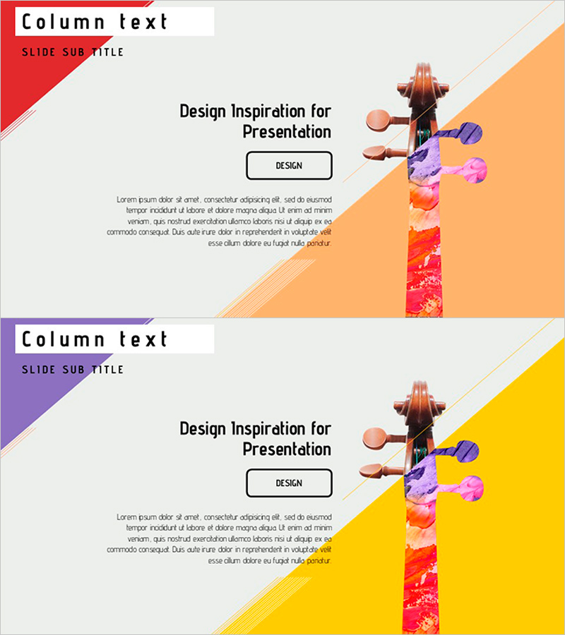 악기 실루엣과 칼럼 - 제품 소개