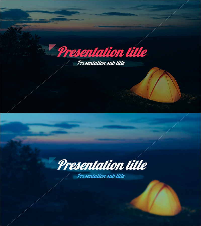 힐링 여행 와이드 템플릿 표지