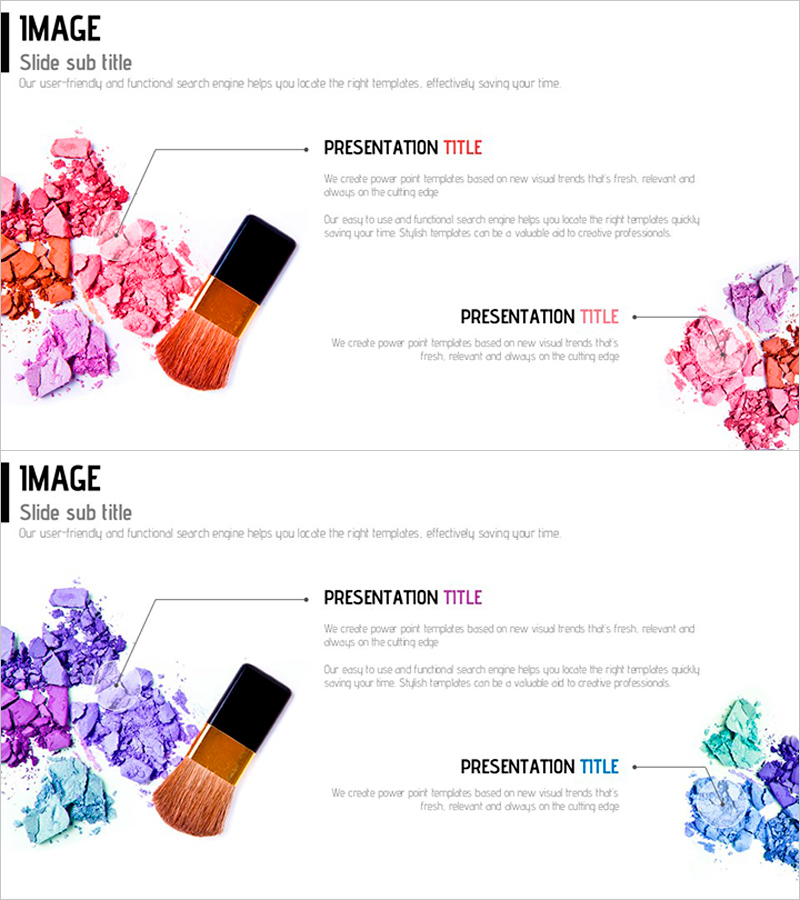 화장품 구성 성분을 보여주는 클러스터 다이어그램