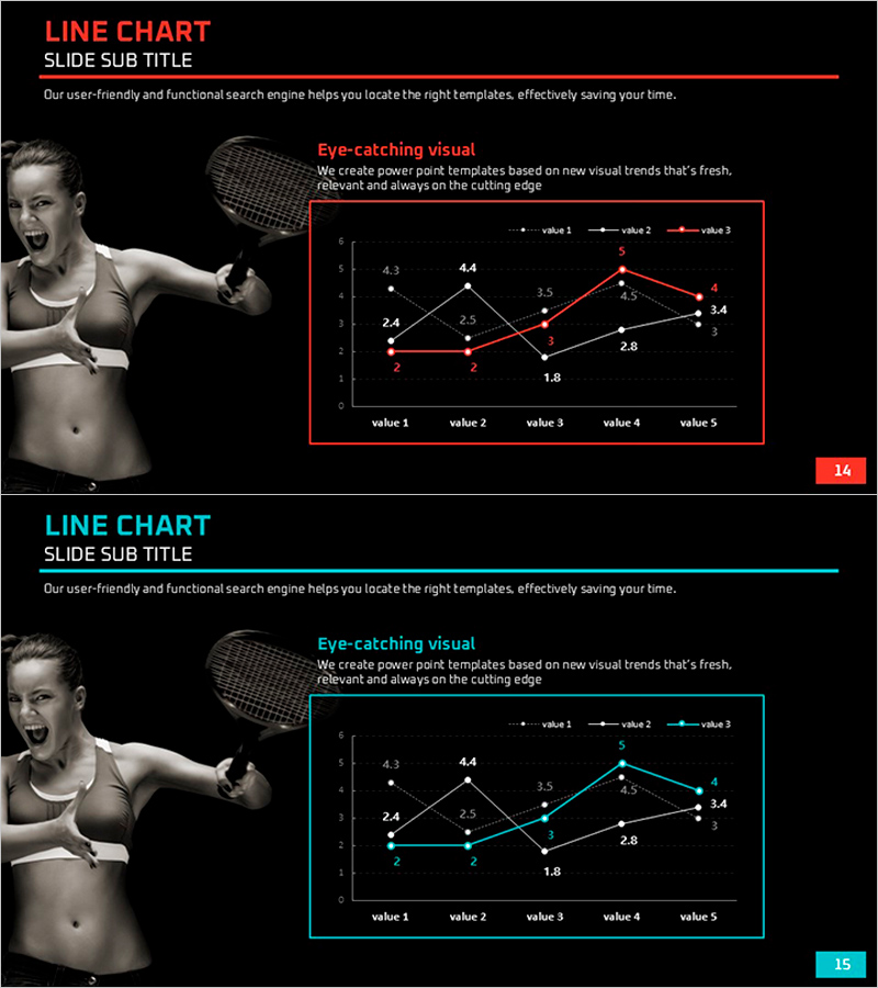 프로 테니스 관중 수 추이를 시각화한 라인 차트 – 성과와 경쟁 우위