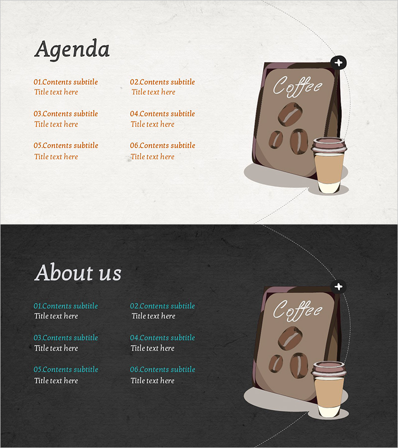 바리스타 템플릿 목차 – 커피와 함께하는 여정