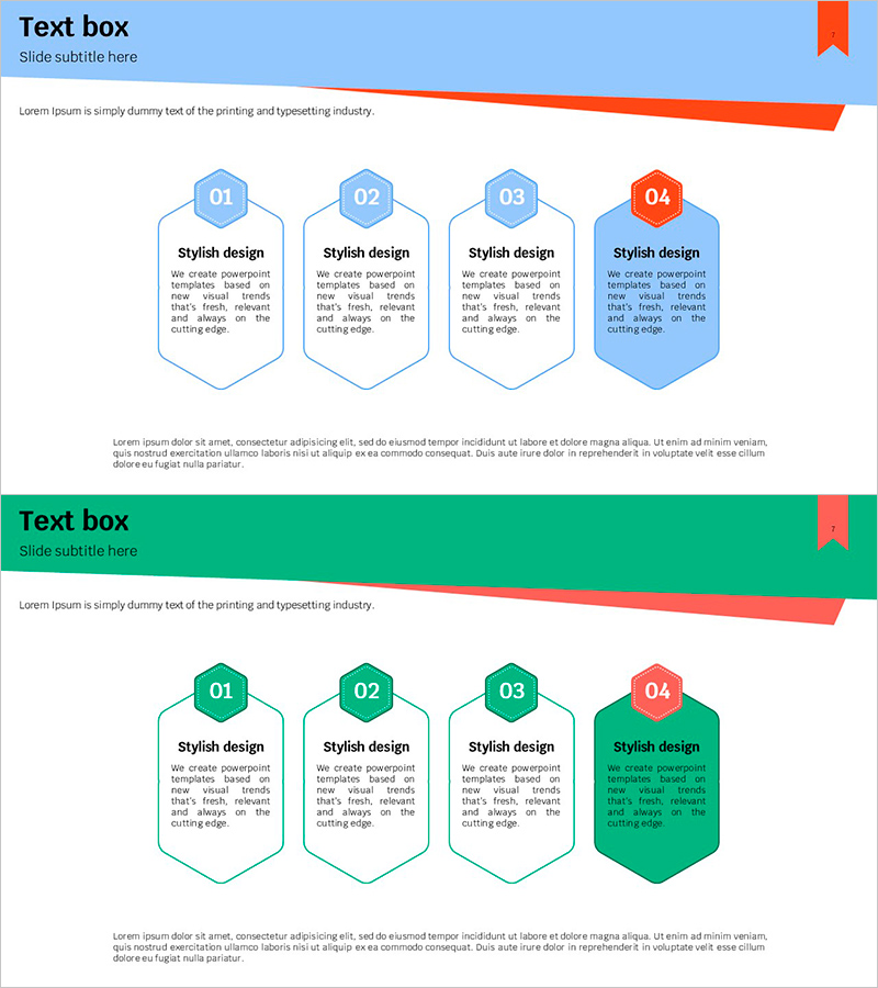 육각형 폐쇄 다이어그램 – 시각적으로 명확한 정보 전달