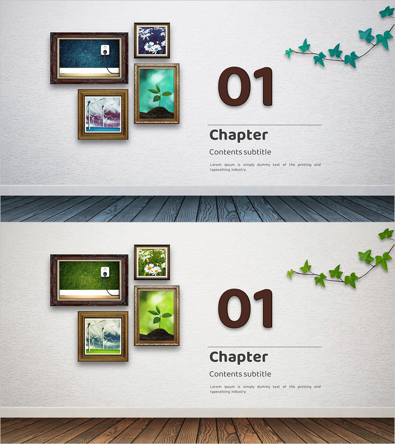 친환경 보호 프로젝트 템플릿 – 간지 (Eco-friendly Conservation Project Template - Section Slide)