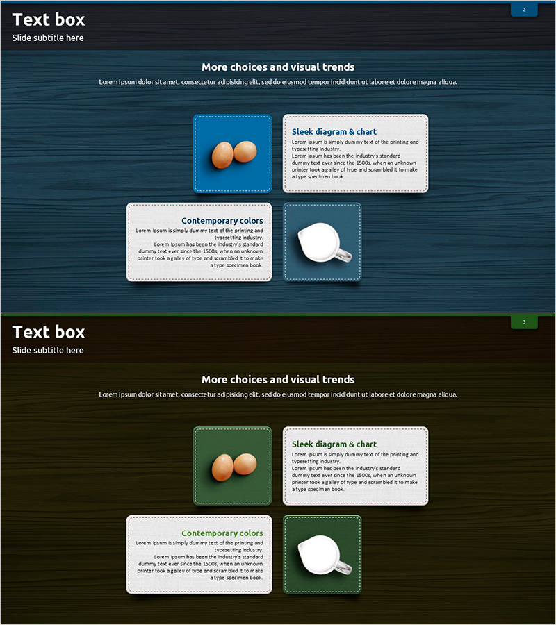 계란과 우유를 활용한 레시피 슬라이드 – 제품 및 서비스 소개