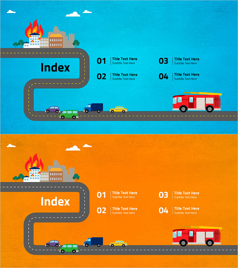 소방관 템플릿 목차 – 효과적인 정보 전달