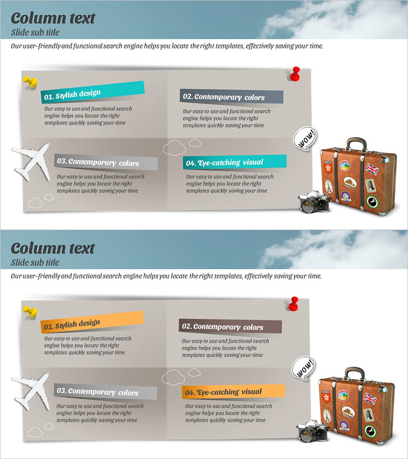 서비스 진행방안 일정 및 계획 – 블루와 옐로우를 담은 프레젠테이션