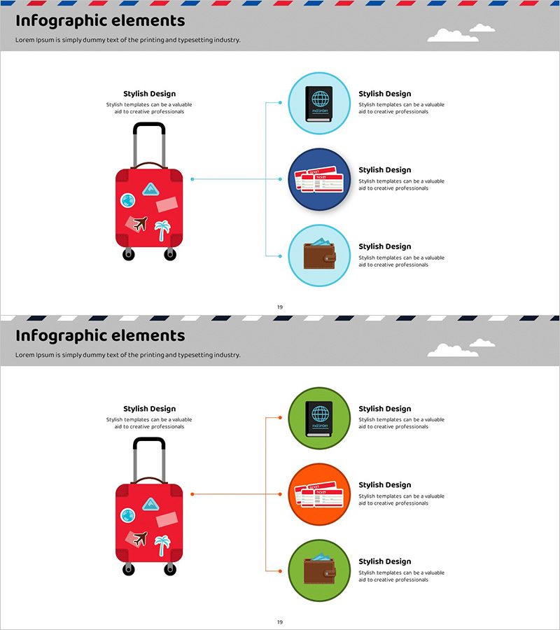 여행 상품 생산계획 일러스트 – 효과적인 데이터 시각화