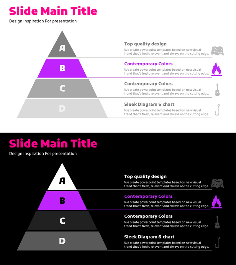 여가활동 피라미드 구조