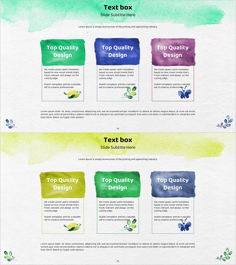 수채화 마케팅목표 다이어그램