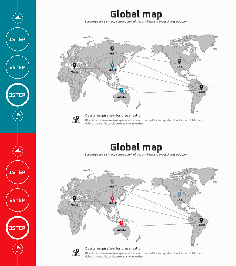 전역 경로 표시 - 글로벌 네트워크 다이어그램
