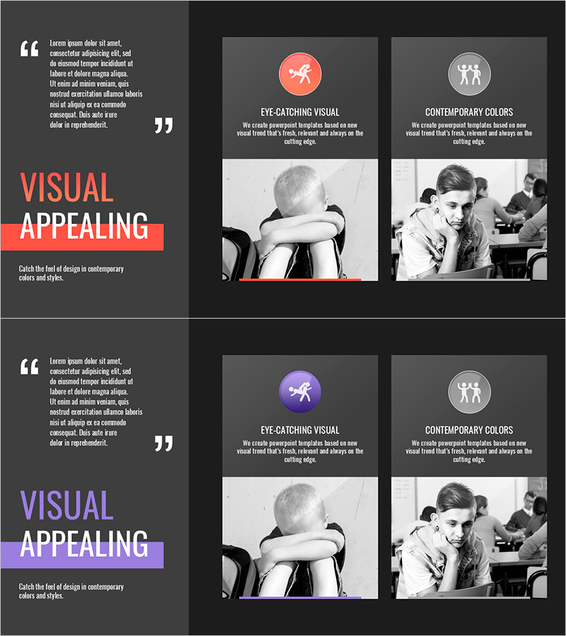 불안과 걱정에 대한 슬라이드 – 심리 분석