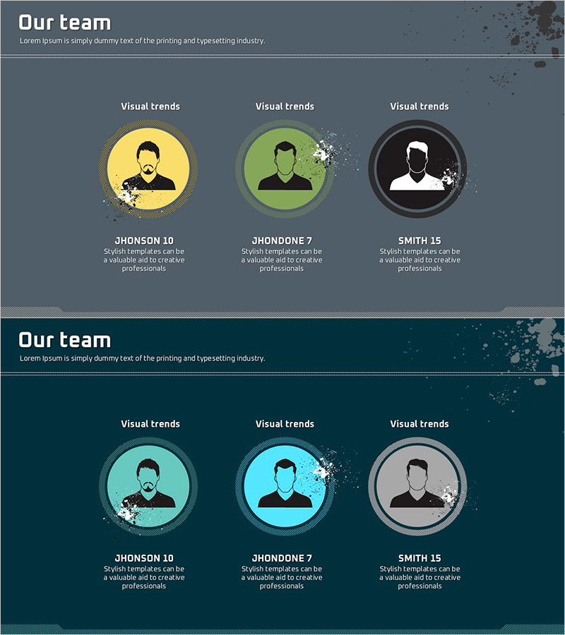 Team Representative Introduction – A Cluster Slide Highlighting Organizational Identity